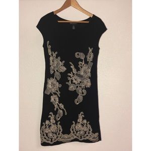 Women Autumn Black Dress INK Size M Cocktail
